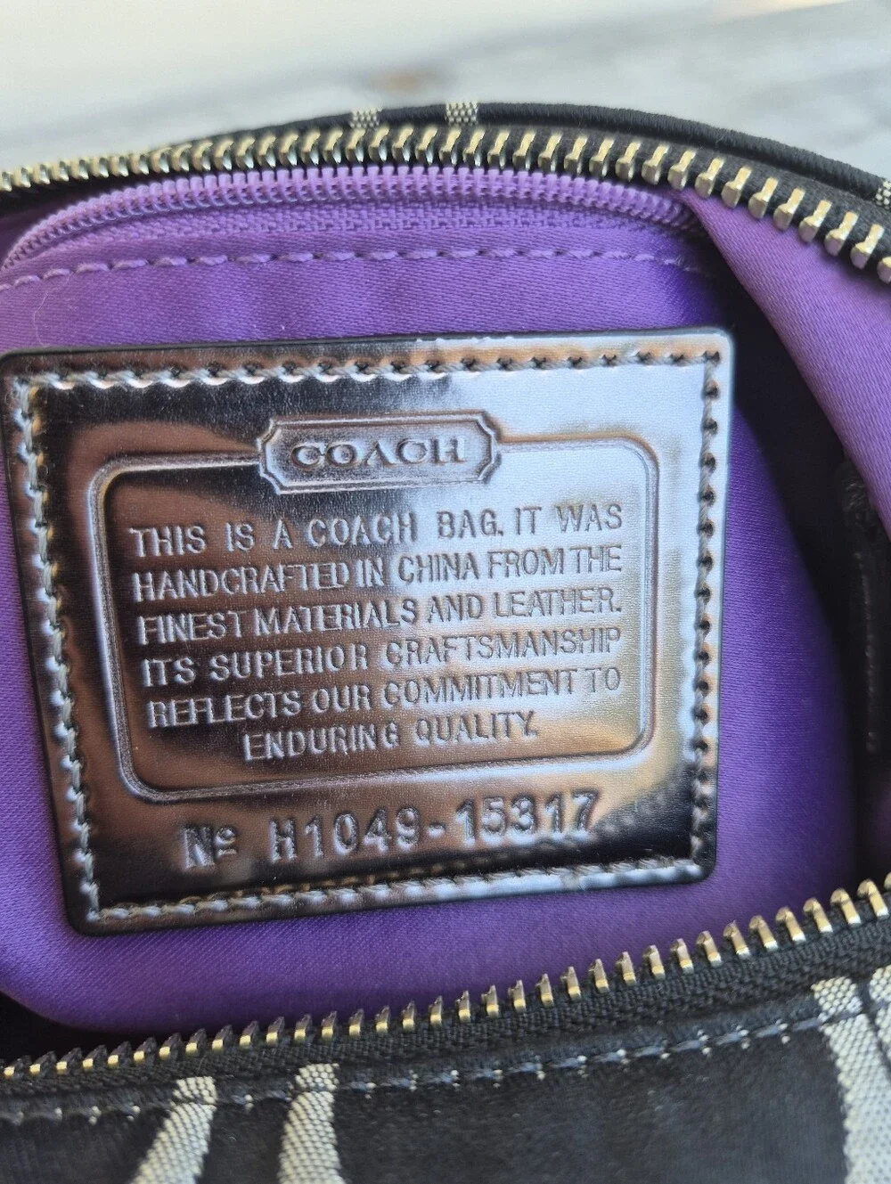 Coach Poppy Signature Storybook Hobo Crossbody Bag